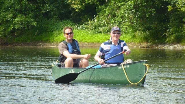 Canoeing on the River Wye
